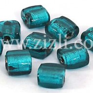 Silver Foil Glass Beads