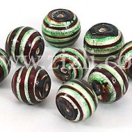 Glass Foil Beads